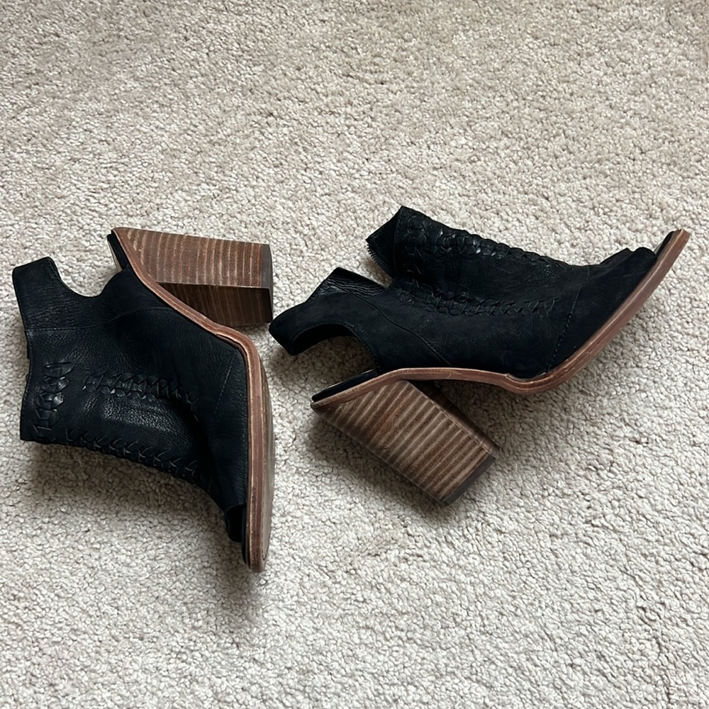 Vince Camuto Open Toe Booties - image 7